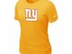 Women New York Giants Yellow T-Shirts