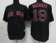 mlb jerseys boston red sox #19 beckett black fashion