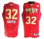 2011 all star los angeles clippers #32 blake griffin red