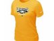 Women Philadelphia Eagles Yellow T-Shirt