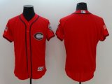 Men's MLB Cincinnati Reds Blank Scarlet Fashion Stars & Stripes Flexbase Authentic Collection Jersey