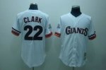 Baseball Jerseys san francisco giants #22 clark m&n white
