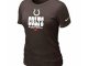 Women Indianapolis Colts Brown T-Shirt