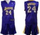 Los Angeles Lakers #24 Bryant Purple Suit