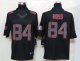 nike nfl san francisco 49ers #84 moss black [nike limited]