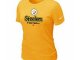 Women Pittsburgh Steelers Yellow T-Shirt