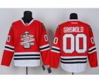 nhl chicago blackhawks #00 griswold red [new 2013 Stanley cup ch