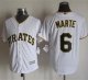 MLB Jersey Pittsburgh Pirates #6 Starling Marte White New Cool B