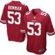 youth nike san francisco 49ers #53 bowman red jerseys