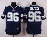nike dallas cowboys #96 hayden blue elite jerseys