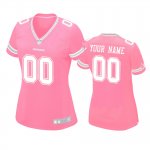 Women's Dallas Cowboys Custom Pink Game Jersey