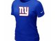 Women New York Giants Blue T-Shirts