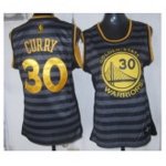 women nba golden state warriors #30 stephen curry grey black groove stitched jerseys