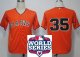 2012 world series mlb san francisco giants #35 ishikawa orange j