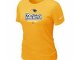 Women New England Patriots Yellow T-Shirt