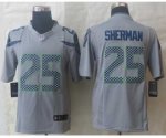 nike nfl seattle seahawks #25 sherman grey [nike limited]