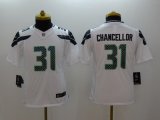 Youth Nike Seattle Seahawks #31 Kam Chancellor White jerseys