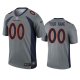 Denver Broncos Custom Gray Inverted Legend Jersey