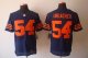 nike nfl chicago bears #54 urlacher elite blue jerseys [orange n