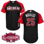 Royals #25 Kendrys Morales Black 2015 All-Star American League S