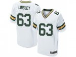 nike nfl green bay packers #63 corey linsley white elite jerseys