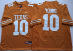 Texas Longhorns Orange #10 Vince Young College Jersey