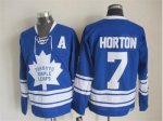 NHL Toronto Maple Leafs #7 HORTON Blue Throwback Stitched jersey