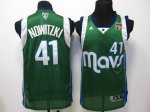 Basketball Jerseys dallas mavericks #41 nowitzki green[2011 Cham