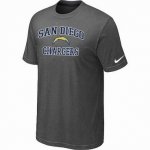 San Diego Chargers T-shirts dk grey