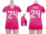 nike women nfl seattle seahawks #24 marshawn lynch pink [draft h