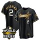 Men's Houston Astros #2 Alex Bregman World Series Stitched Black Gold Special Cool Base Jersey