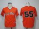 MLB Jerseys San Francisco Giants 55 Lincecum Orange Cool Base