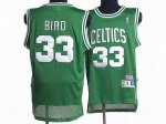 Basketball Jerseys boston celtics #33 bird m&n green