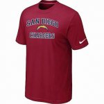 San Diego Chargers T-shirts red