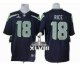 2014 super bowl xlviii seattle seahawks #18 sidney rice blue [ni
