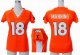 nike women nfl denver broncos #18 manning orange jerseys [draft
