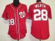 Baseball Jerseys Washington Nationals #28 Werth Red
