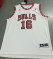 nba chicago bulls #16 gasol white [revolution 30]
