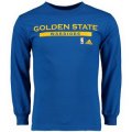 golden state warriors adidas cut and paste long sleeves t-shirt royal