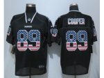 nike oakland raiders #89 cooper black Jerseys [USA Flag Fashion
