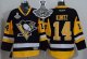 Men Pittsburgh Penguins #14 Chris Kunitz Black Alternate 2017 Stanley Cup Finals Champions Stitched NHL Jersey