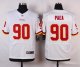 nike washington redskins #90 paea elite white jerseys
