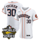 Men's Houston Astros #30 Kyle Tucker White Stitched World Series Flex Base Jersey