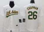 2020 New Baseball Oakland Athletics #26 Matt Chapman White Stitched Jersey