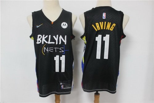 Basketball Jerseys Brooklyn Nets #11 Kyrie Irving Black 2020-21 City City Edition Men\'s Jersey