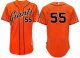 youth mlb san francisco giants #55 tim lincecum orange cool base jerseys