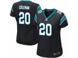 Women Nike Carolina Panthers #20 Kurt Coleman Black jerseys