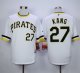 mlb pittsburgh pirates #27 jung-ho kang white alternate cool base jerseys