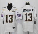 Men NFL New York Giants #13 Odell Beckham Jr Nike White 2016 Pro Bowl Limited Jerseys