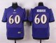 nike baltimore ravens #60 monroe purple elite jerseys